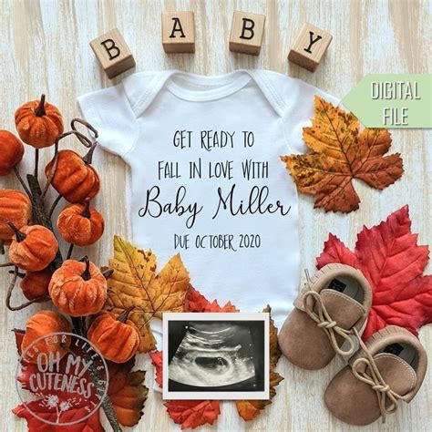 fall pregnancy announcement|happy fall pregnancy announcements.